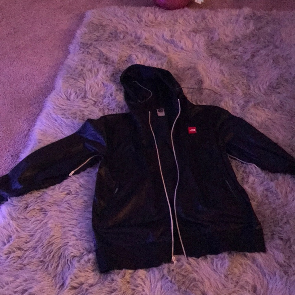 North face leather jacket